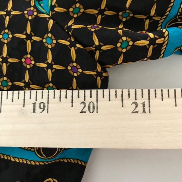 ADRIANNA PAPELL Safe Silk Evening Jacket Blazer Button Front Gold Detail Size 10 - Picture 14 of 16